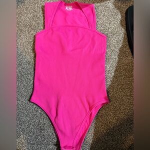 OQQ Pink Bodysuit